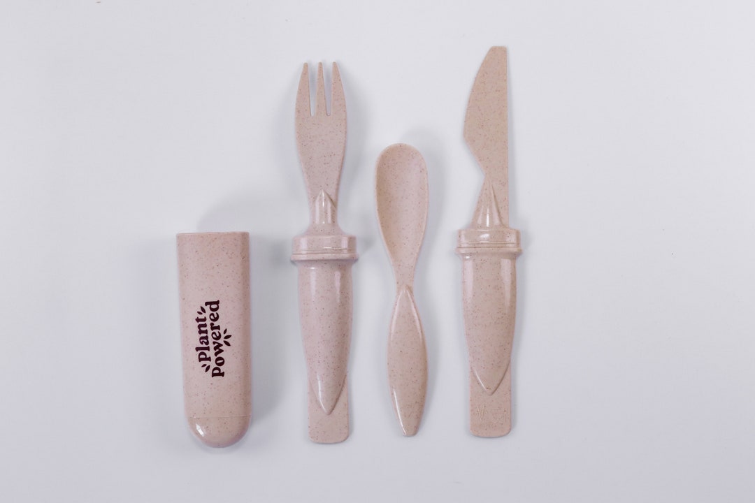 Children's Interlocking Utensil Set Fork, Knife & Spoon Sustainable