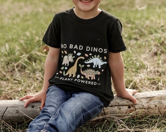 Youth T-shirt - No Bad Dinos  - Eco Friendly Clothing