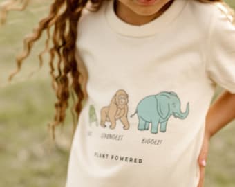 Toddler T-shirt - Oldest, Strongest, Biggest - Ethical Vegan Clothing