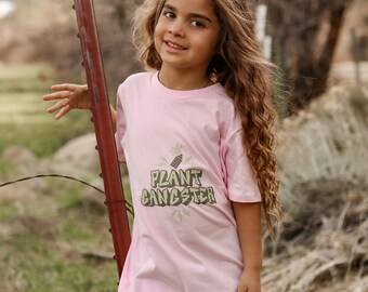 Toddler T-shirt - Plant Gangster - Ethical Vegan Clothing