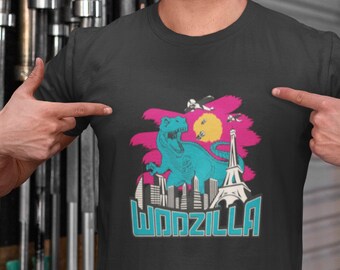 WODZILLA Tshirt, CrossFit Tshirt, Competition Team tee, Trainer Gift, Gym Lover Gifts, WOD tee, Fitness Gifts, CrossFit Coach, Funny Gym Tee