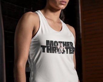 Mother Thruster Tank Top, Crossfit t-shirt, Fitness apparel, Mom Fitness Gift, Crossfit Mom Tank, Women Who Lift, Fitness Motivation