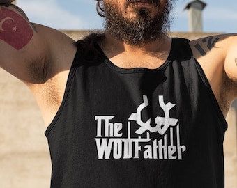 The WOD Father Tank, Crossfit Tank Top, Fitness Tank Top, Crossfit Competition Team Shirt, WOD Shirt, Crossfit Gift, Funny Workout Shirt