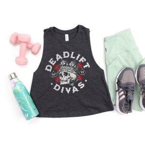 Deadlift Divas Racerback Crop Tank