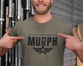 MURPH 24 Tshirt, Hero WOD Tshirt, Memorial Day, Hero Workout, Gym Tshirt, CrossFit Tshirt, Murph 2024, Crossfitter Gift, Military Tee
