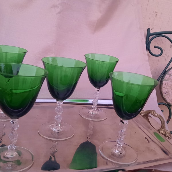 Victorian Cordial Glasses Etsy