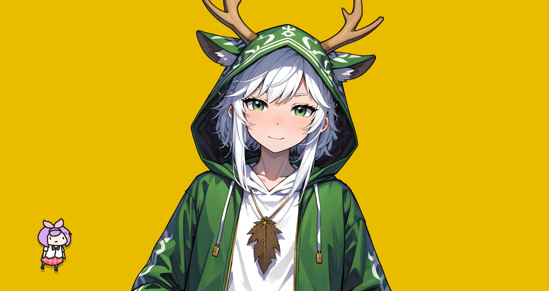 Druid Forest Boy Vtuber Model – Premade Live2d Half Body - Etsy