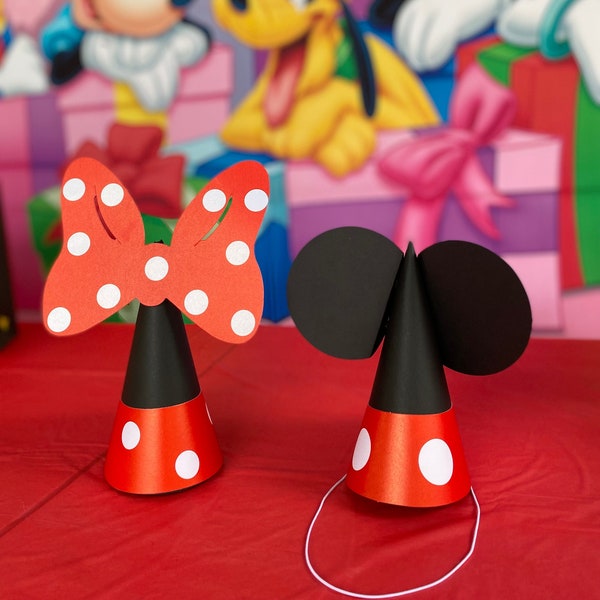 Mickey and Minnie Party hats