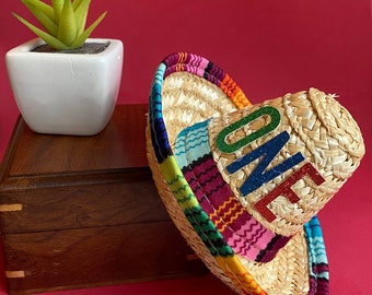 Custom Mini Birthday Party Mexican Sombrero Fiesta Hat