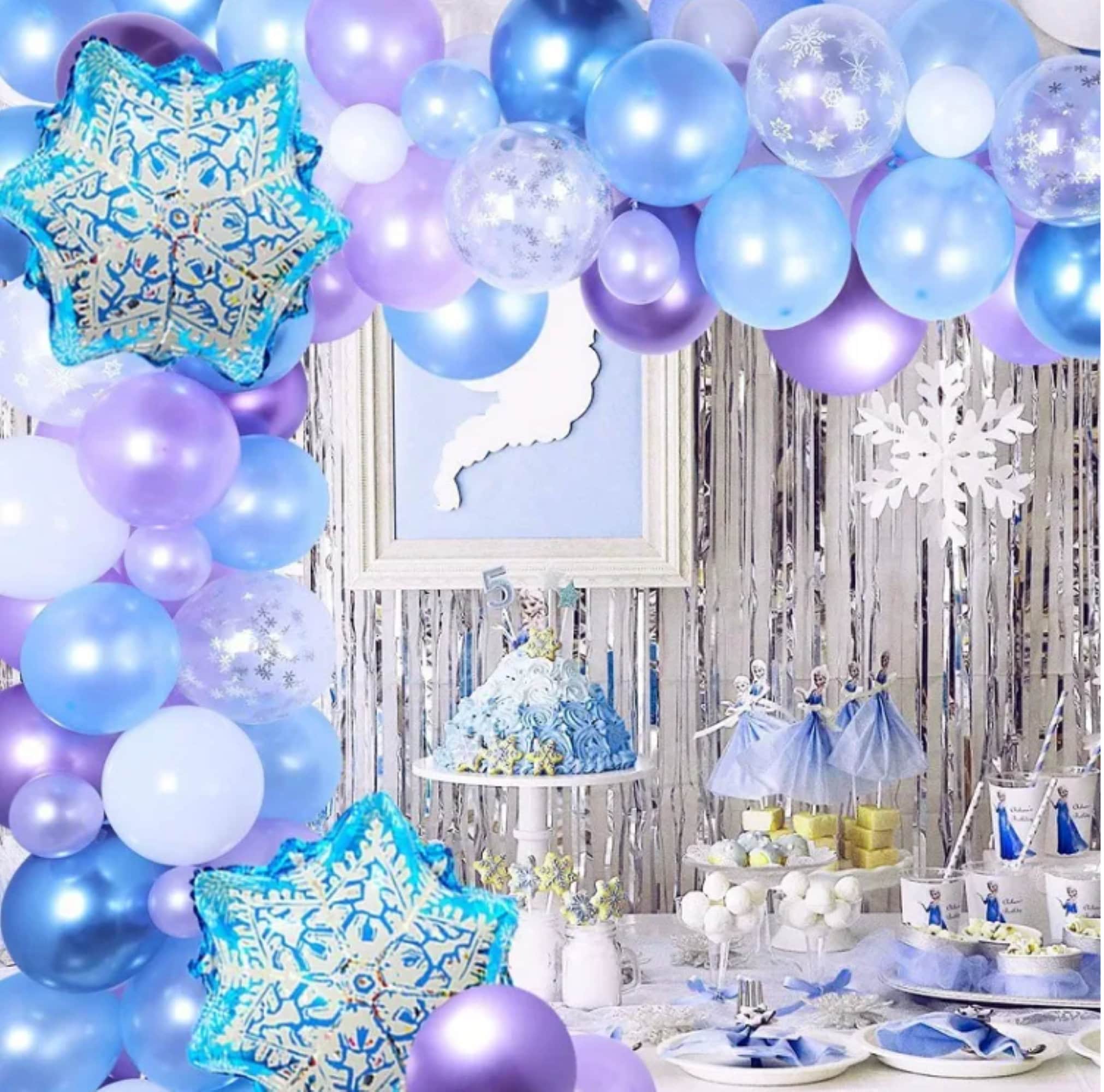 Frozen Theme Balloon Arch
