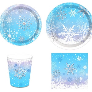 Frozen Party Theme Tableware
