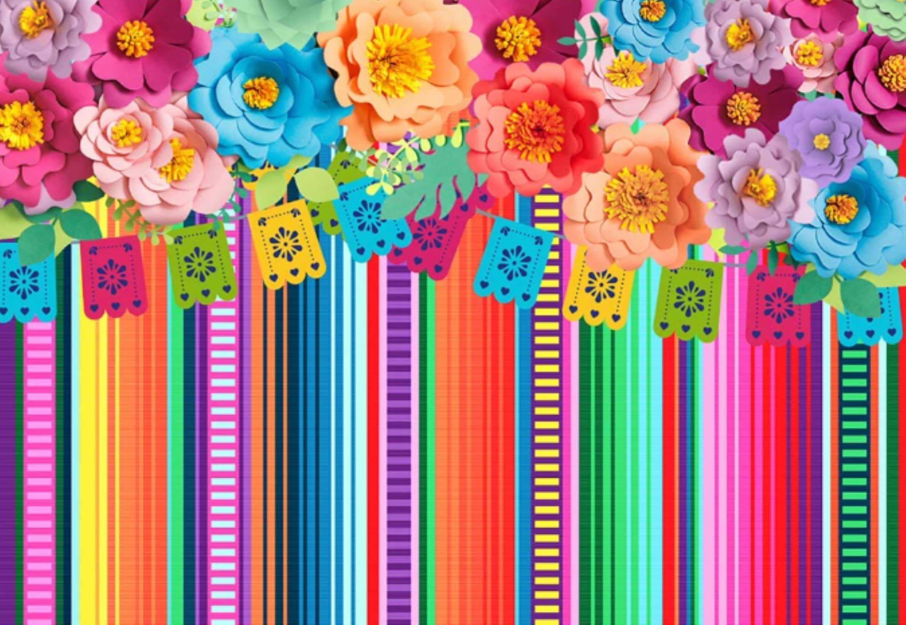Let's Fiesta Mexican Fiesta Centerpiece Sticks Cinco De Mayo Baby