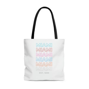 Miami Sports Cascade Tote Bag