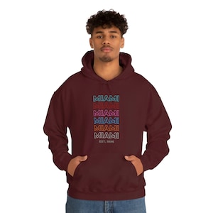 Miami Sports Cascade Unisex Hoodie