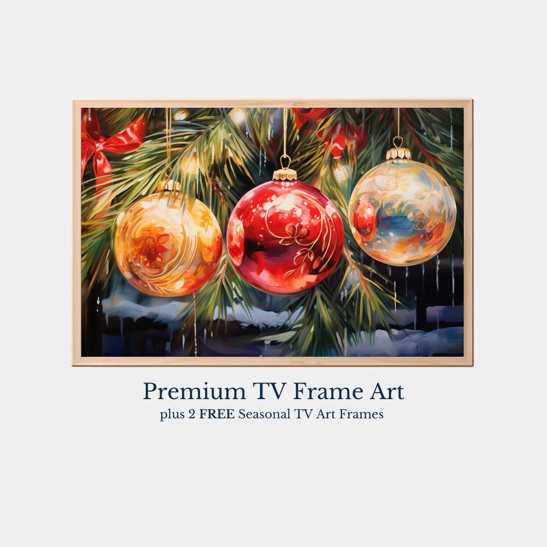 Christmas Frame TV Art Samsung Frame TV Art Digital Art for Etsy