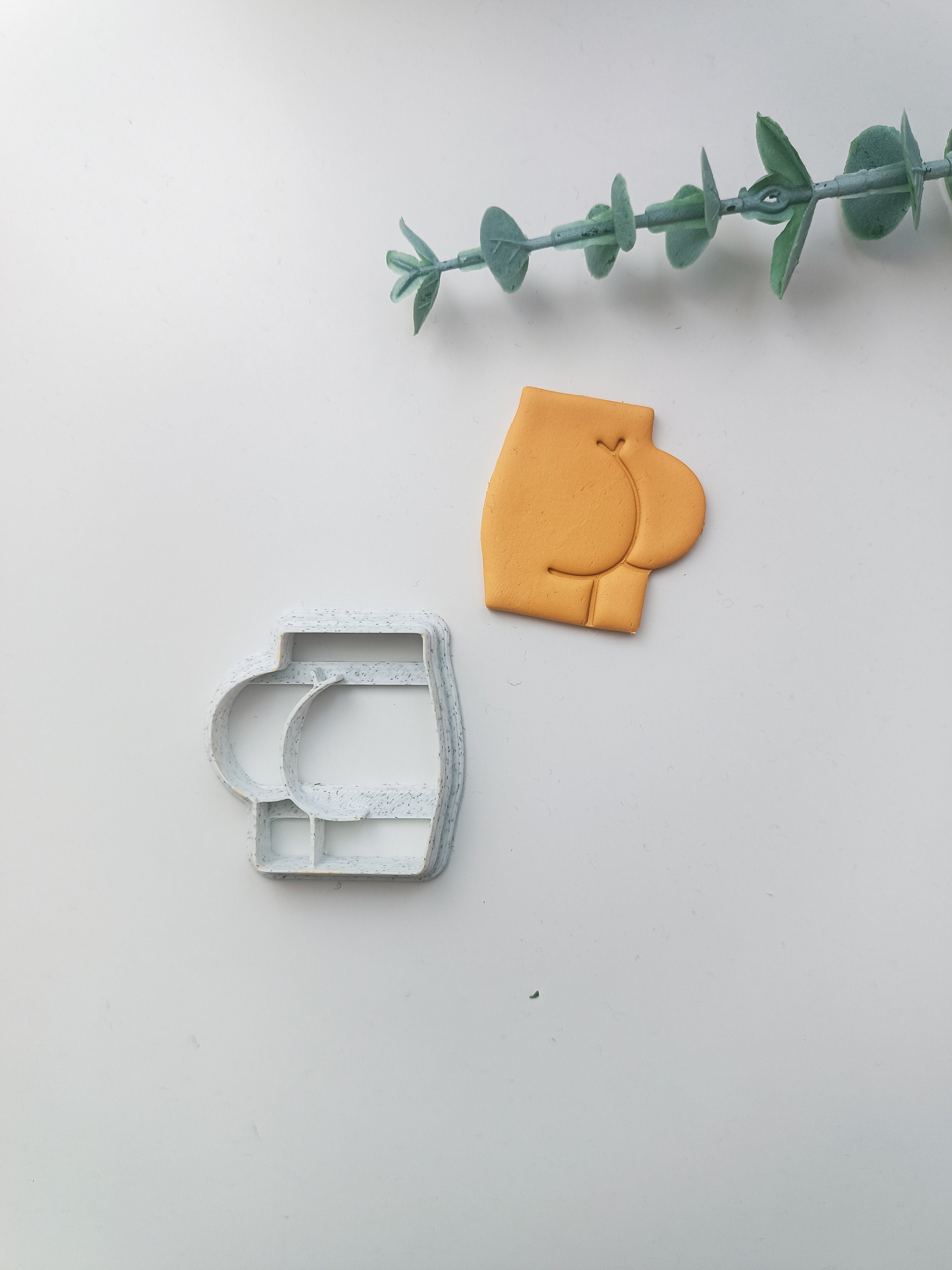 Human Cutter Shape Human Bottom Cutter| Digital STL File, Polymer Clay Cutter, Woman's ...