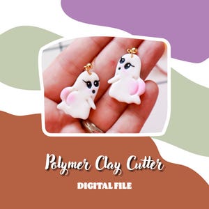 Hot BOOty Ghost | Digital STL File, Polymer Clay Cutter, Halloween Collection, Autumn
