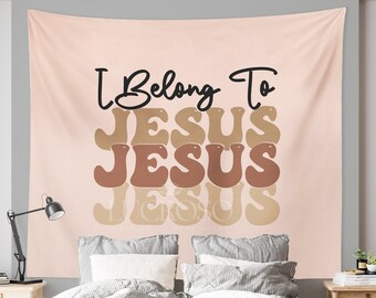 Christian Tapestry College Dorm Decor for Nursery Tapestry Nursery Wall Decor for Girls Bedroom Boho Tapestry Christian Wall Hanging