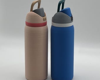 Rangement pour porte-clés avec mini bouteille d'eau imprimée en 3D | Porte-bâtons | Style Owala