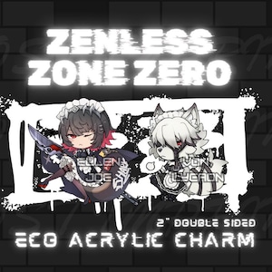 2&quot; Zenless Zone Zero ZZZ Fan Maid Acrylic Charm Ellen Joe Von Lycaon