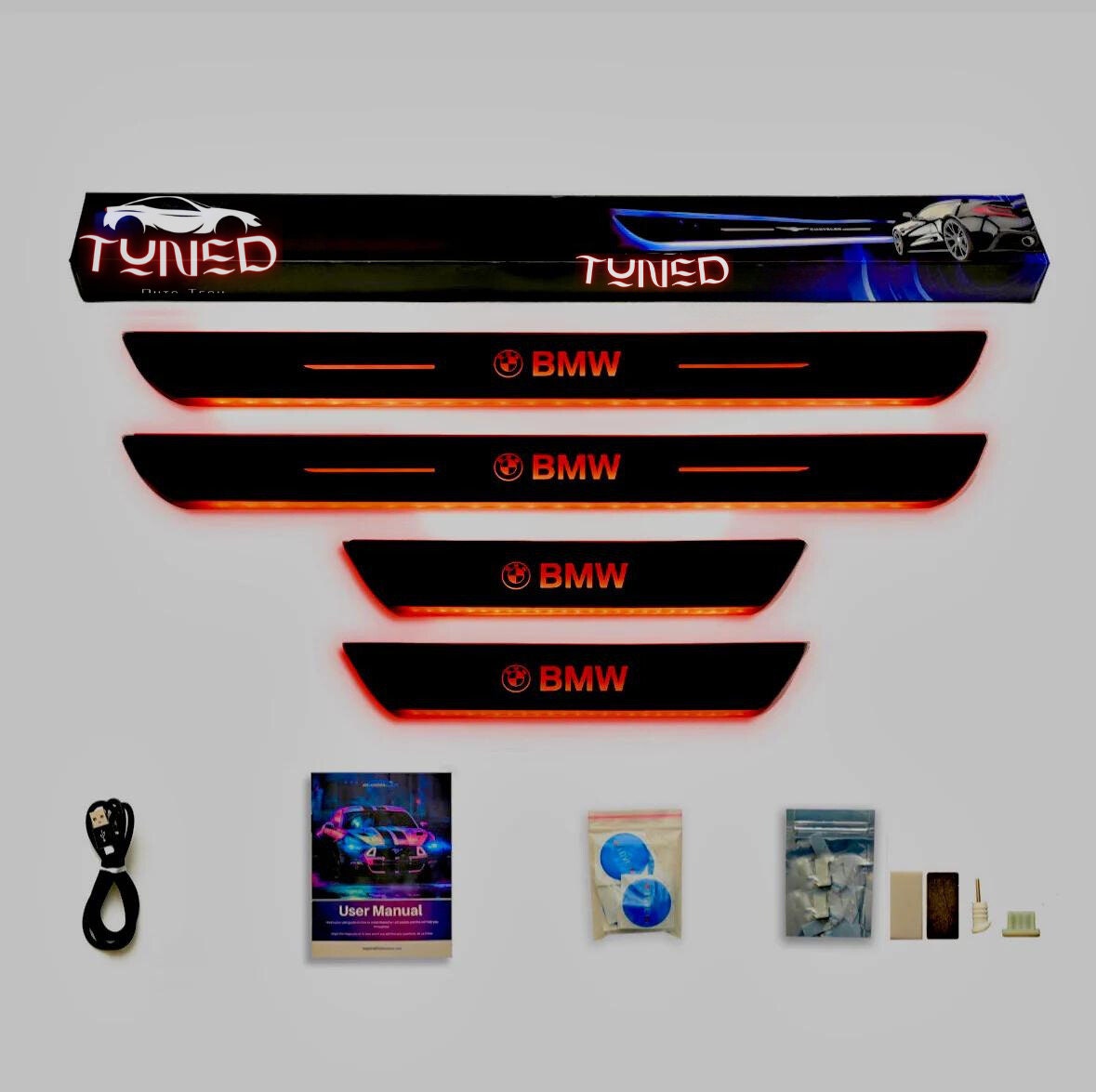 TUNED™ LED Car Sills Neon Night Light Personalized Gifts Etsy