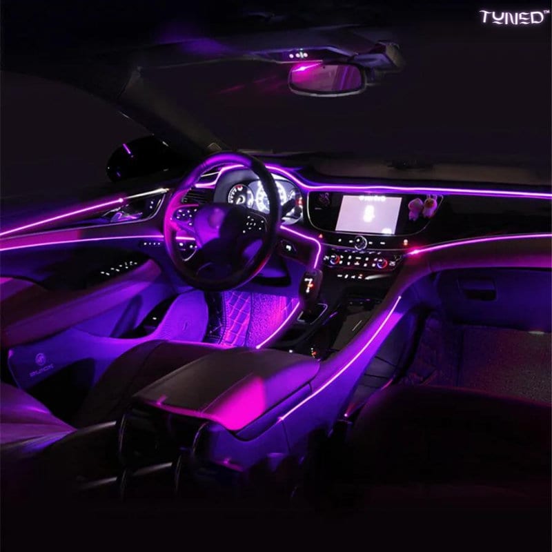 TUNED™ Bluetooth LED Ambient Installation Kit Smart App Color Control Car  Accessories Light up Led Lights Neon Signs Multi Color 