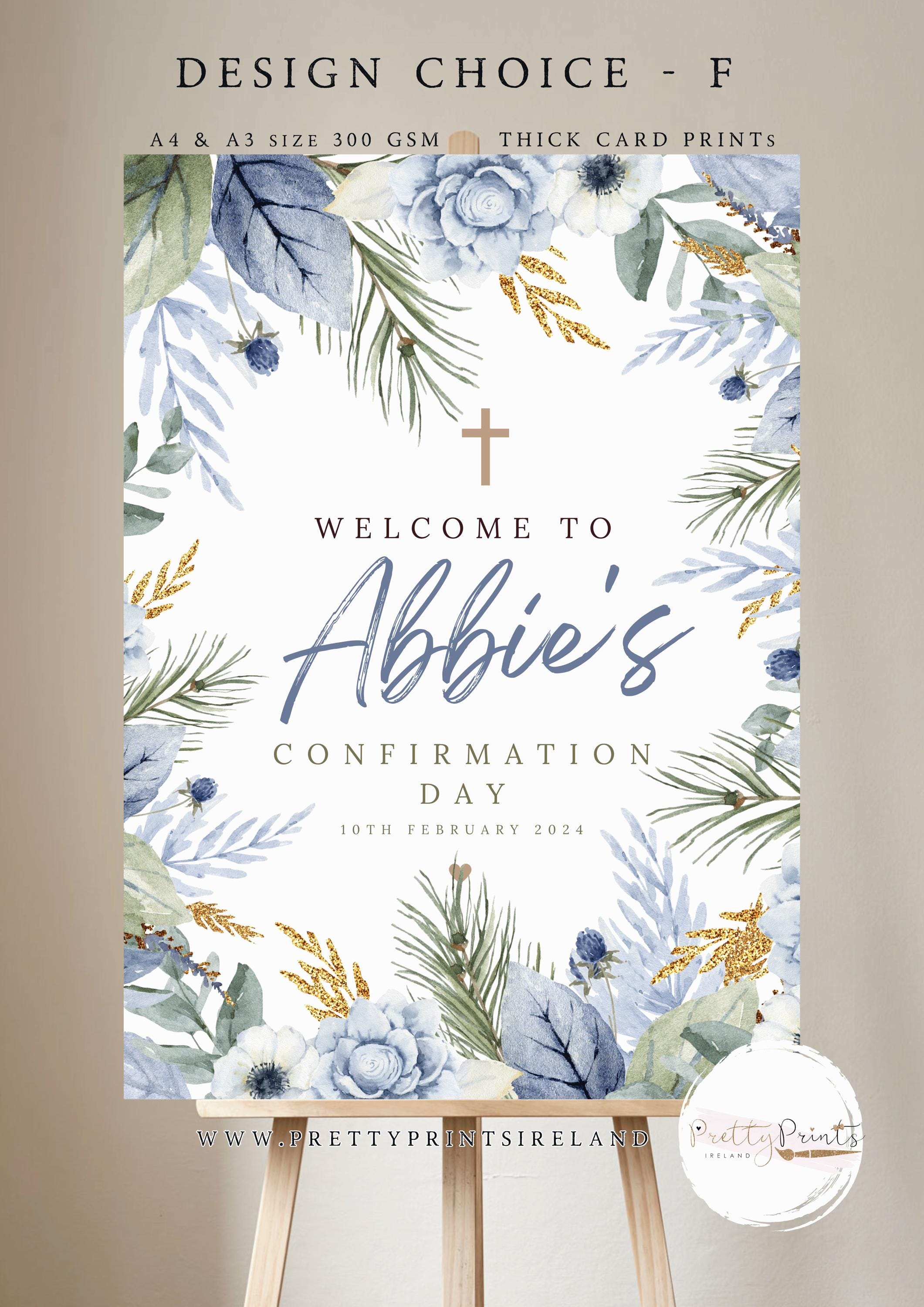 Coversations Welcomesign Communion/confirmation Welcome Sign (digital) - Etsy