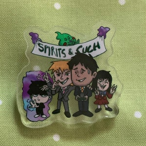 Spirits and Such Mob Pin and Keychain