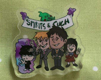 Spirits and Such Mob Pin and Keychain