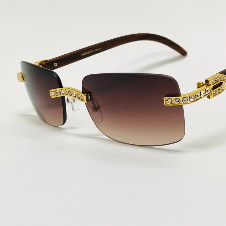Hip Hop Shades Diamond Men's Fashion Designer Rapper Migos Model Luxury ...
