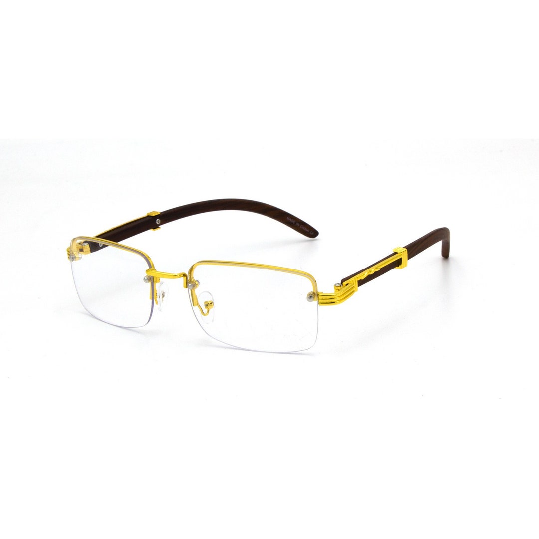 Uomo Classico Moderno Rétro Hip Hop Rapper Stile Lenti - Foto 3