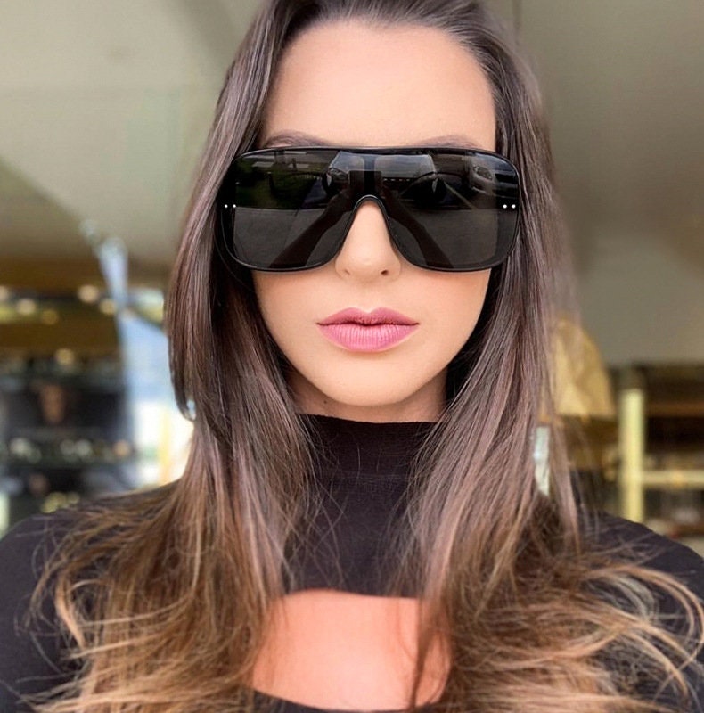 Millionaire Sunglasses Square Women Shades French Fashion Designer Luxury  Sun Glasses For Men Big Black White Glasses Mirror