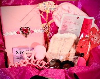 Valentine's Day Blind Date with a Book Gift Box: Mystery Book & Self-Care