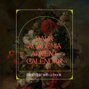 Advent Calendar Christmas Blind Date with a Dark Academia Book Curated Gift Box, Mystery Book, Book Lover Gift, Bookworm Gift...