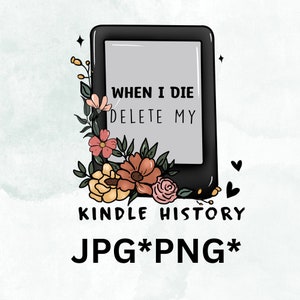 delete my kindle history sublimation image