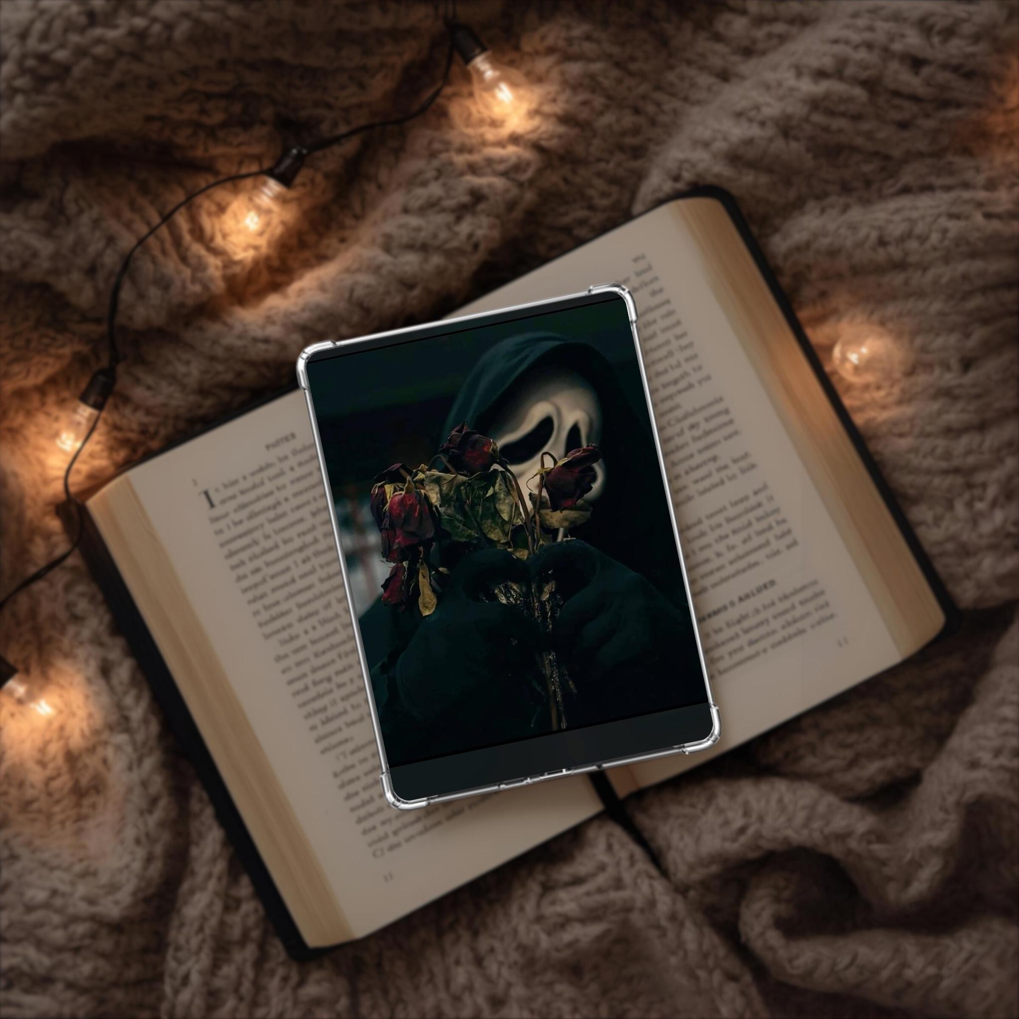 Ghostface Kindle Insert: Horror Roses, Laminated Cardstock + Stickers ...