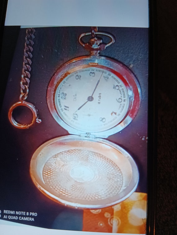 Montre Gousset Ancienne En Argent – À Réviser Ou Pour Pièces | Objet De Collection Vintage