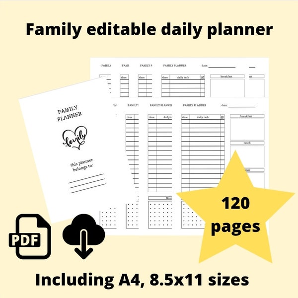 Daily Planner - Etsy