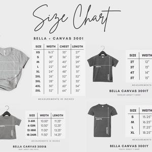 the size chart for a t - shirt with measurements