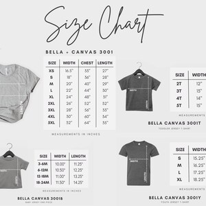 the size chart for a t - shirt with measurements