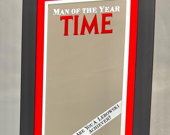 12"x16" Man Of The Year Time Magazine Glass Mirror