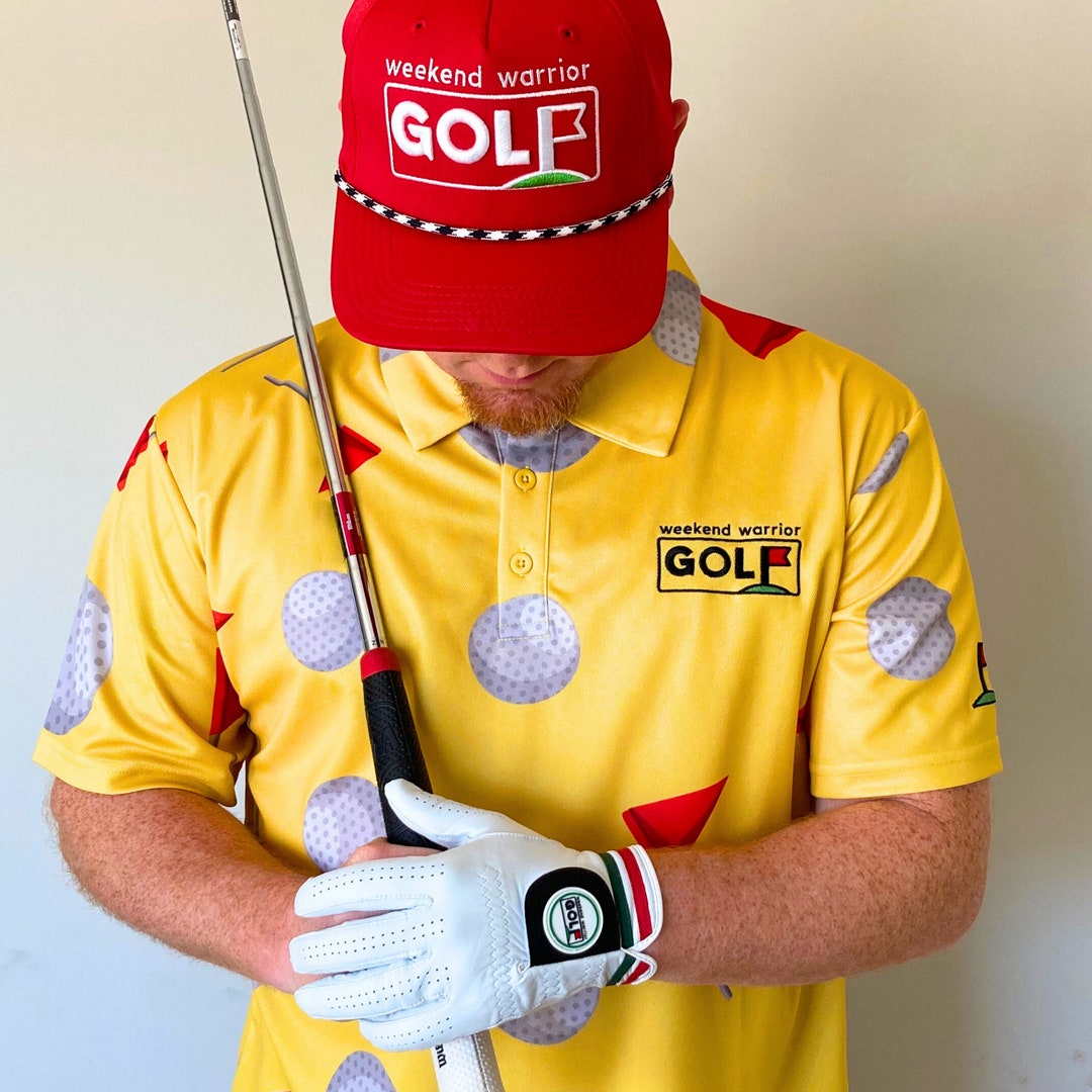 Men Golf Polo Shirt Funny Men Golf Polo Gift Dad Birthday Gift Men