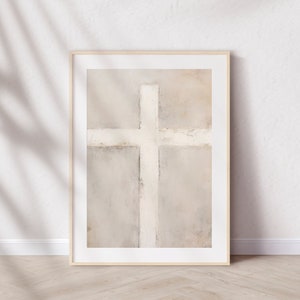 Cross Bible Art Bible Verse Christian wall art Jesus art scripture wall art Christian gifts minimalist Modern Minimal Digital Art Print