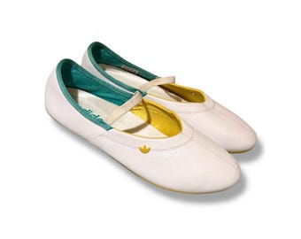 Archive Adidas Y2K Ballet Flats – Iconic 00s Leather Mary Jane Sneakers | Vintage Collector Pieces