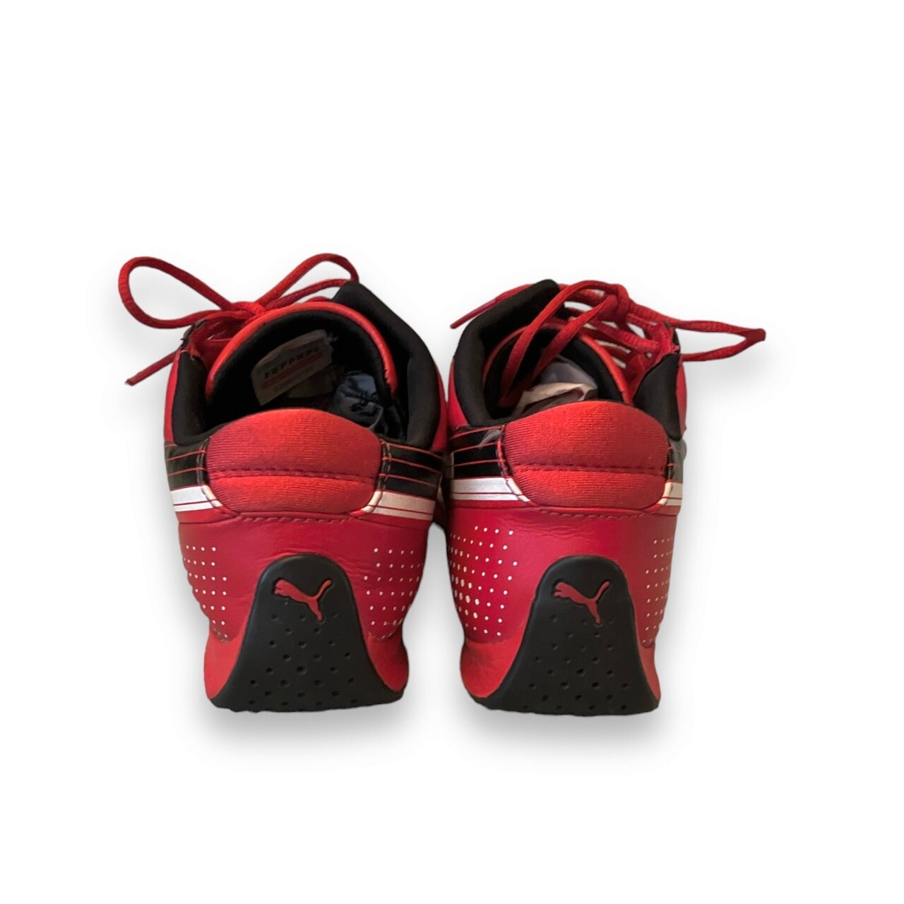 Iconicas zapatillas PUMA Ferrari EvoSpeed vintage rojas ultra raras Y2K 90s 00s zapatillas de archivo de cuero streetwear gorpcore tamano futurista 39 Etsy Mexico