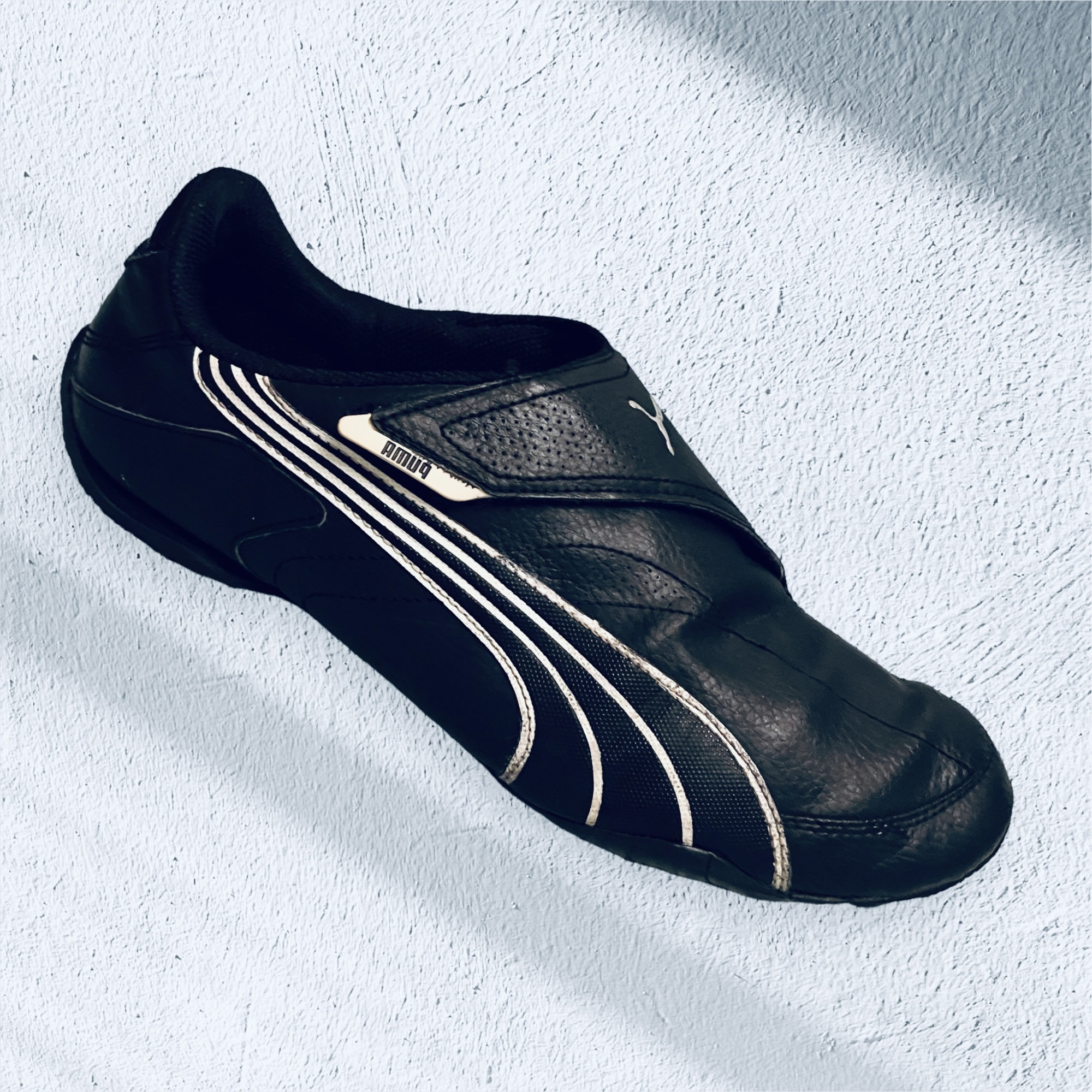 Archive PUMA Vintage Y2K Cyber Black Sneakers Sized Sport Shoes 