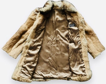 ジャケット・アウター vintage fox fur coat grunge y2k Iconic Vintage 80s Fox Fur Coat Oversized Y2K Berlin Coat