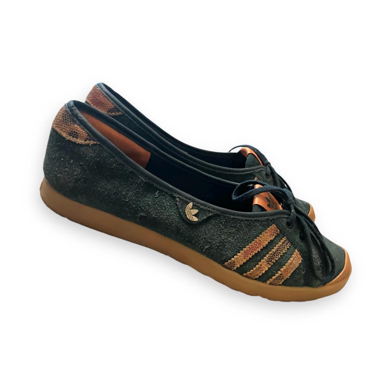 Adidas Adria Vintage 90s Leather Ballet Sneakers | Archive Y2K