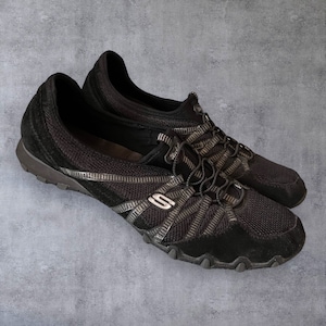 Iconic Skechers Mens Y2K vintage black sneakers ultra rare trainers streetwear opium 90s 00s sized EU 42