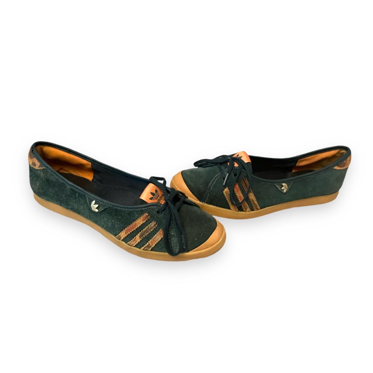 Adidas Adria Vintage 90s Leather Ballet Sneakers | Archive Y2K